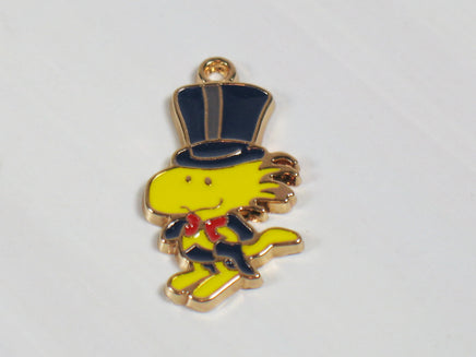 Woodstock Top Hat Enamel Charm - snoopn4pnuts.com