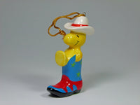 1982 Peanuts Western Series Christmas Ornament - Woodstock