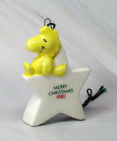 1980 Woodstock Star Christmas Ornament (Near Mint)