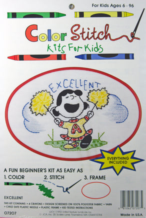 Color Stitch Kit For Kids - Lucy (Excellent) - snoopn4pnuts.com