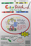 Color Stitch Kit for Kids - Sally (Homework Hurts)