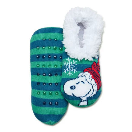 Snoopy Santa Plush Slippers - snoopn4pnuts.com