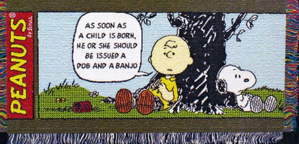 Peanuts Gang Comics Blanket / Throw