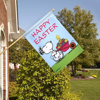 NON - VINTAGE FLAG - HAPPY EASTER - snoopn4pnuts.com
