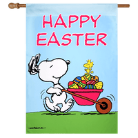 NON - VINTAGE FLAG - HAPPY EASTER - snoopn4pnuts.com