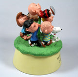 Hallmark Figurine:  You're A Good Man, Charlie Brown Animated and Musical Figurine (Part Of Styrofoam Packing Missing In Box)