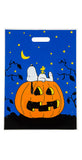 Snoopy Large Plastic Halloween Trick-Or-Treat Bags
