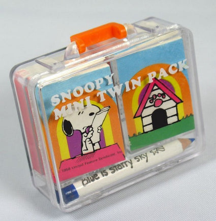 Snoopy Mini Twin Pack (4 Mini Note Pads) - Case Broken