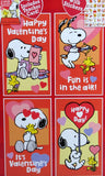 Snoopy Valentine's Day Cards With Stickers