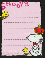 Snoopy Designer Note Pad - King Snoopy