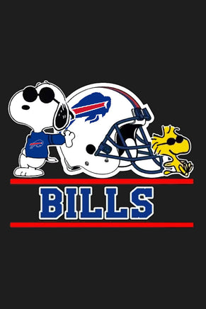 Peanuts Snoopy Double - Sided Flag - Buffalo Bills Football - snoopn4pnuts.com