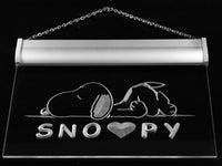 Snoopy Acrylic Bright Neon Light Wall Or Window Decor