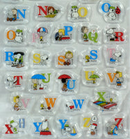Snoopy Clear - Backed Puffy Alphabet Stickers - Great For Scrapbooking! - snoopn4pnuts.com