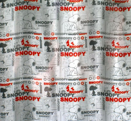 Snoopy Vinyl Shower Curtain