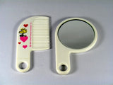 Snoopy Pocket Comb and Mirror Set - SMILE (Near Mint)