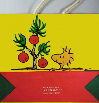 Joy Of A Peanuts Christmas At Crown Center Gift Bag - Large