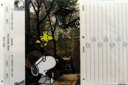 Snoopy Music Cassette Index Lables