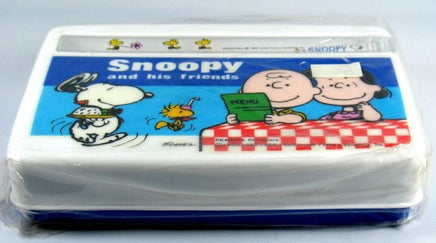 Peanuts 4-Piece Melamine Storage Container And Chopsticks Set (Great For Lunch Boxes/Bags!)