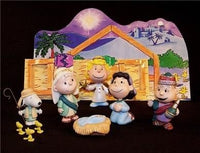 Hallmark Figurine:  Peanuts Gang Nativity - The Holy Family