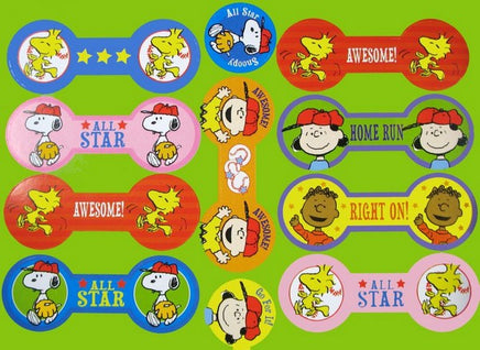 Peanuts Gang Pencil Toppers + Stickers