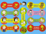 Peanuts Gang Pencil Toppers + Stickers