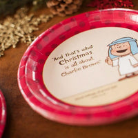 Peanuts Christmas Dinner Plates - What Christmas Is All About  On Sale!