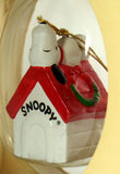 Snoopy On Doghouse Christmas Ornament
