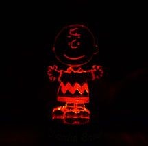 Peanuts Multi-Colors Light-Up Acrylic Statue - Charlie Brown