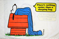 Peanuts Gang Vintage Pillow Case - Happiness Is A Thumb and A Blanket (Near Mint) - snoopn4pnuts.com