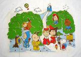 Vintage Peanuts Gang Pillow Case - Wild West/Space Ships