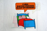 Vintage Peanuts Gang Pillow Case - Sleep Over
