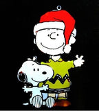 Charlie Brown and Snoopy Pre-Lit Indoor/Outdoor Window Decor