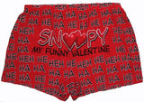 Snoopy Valentine's Day Boxers - My Funny Valentine