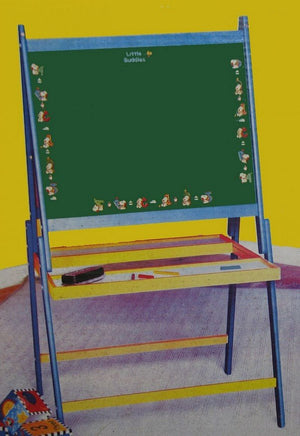 Snoopy Reversible Wooden Easel and Chalkboard - RARE! - snoopn4pnuts.com