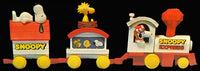 Snoopy 3-Piece Express Train Set With Wind-Up Locomotive