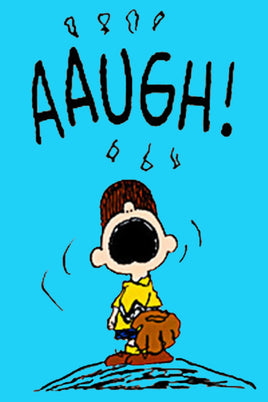 Peanuts Double - Sided Flag - AAUGH! - snoopn4pnuts.com