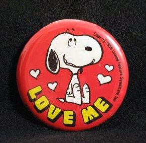 Love Me Pinback Button