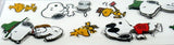 Snoopy Dimensional Stickers / Scrapbook Embellishments