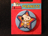 SNOOPY BY STAR PINBACK BUTTON