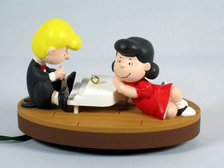 1996 Schroeder And Lucy Musical Christmas Ornament (No Box)