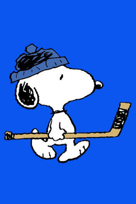 Peanuts Double - Sided Flag - Snoopy Hockey Player - snoopn4pnuts.com