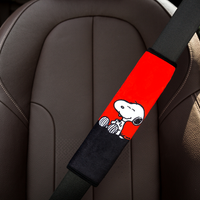 Snoopy Plush Seat Belt Pad Set