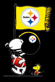Peanuts Snoopy Double-Sided Flag - Pittsburgh Steelers Football