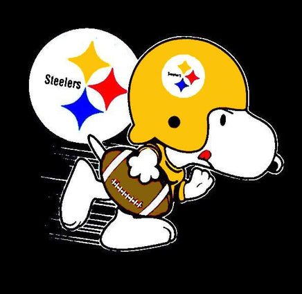 Peanuts Snoopy Double - Sided Flag - Pittsburgh Steelers Football - snoopn4pnuts.com