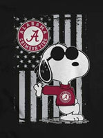 Peanuts Snoopy Double - Sided Flag - Alabama Crimson Tide College Football - snoopn4pnuts.com