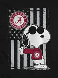 Peanuts Snoopy Double-Sided Flag - Alabama Crimson Tide College Football