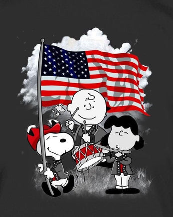 Peanuts Double - Sided Flag - Marching - snoopn4pnuts.com