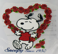 Snoopy With Roses Iron-On Decal Set - Since 1950