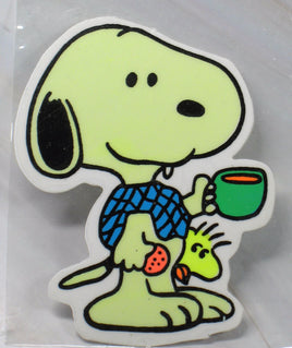 Snoopy Glow - In - The - Dark Sticker - RARE! - snoopn4pnuts.com