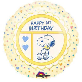 Baby's First Birthday Snoopy Balloon